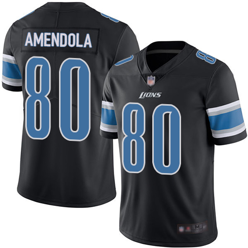 Detroit Lions Limited Black Men Danny Amendola Jersey NFL Football #80 Rush Vapor Untouchable->youth nfl jersey->Youth Jersey
